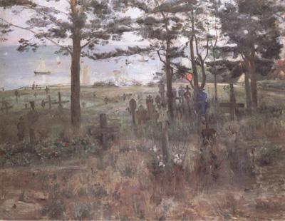 Lovis Corinth Fishermen's Cemetery at Nidden (nn02) Sweden oil painting art